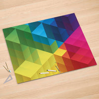 Folienbogen Colored Cubes - 150x100 cm