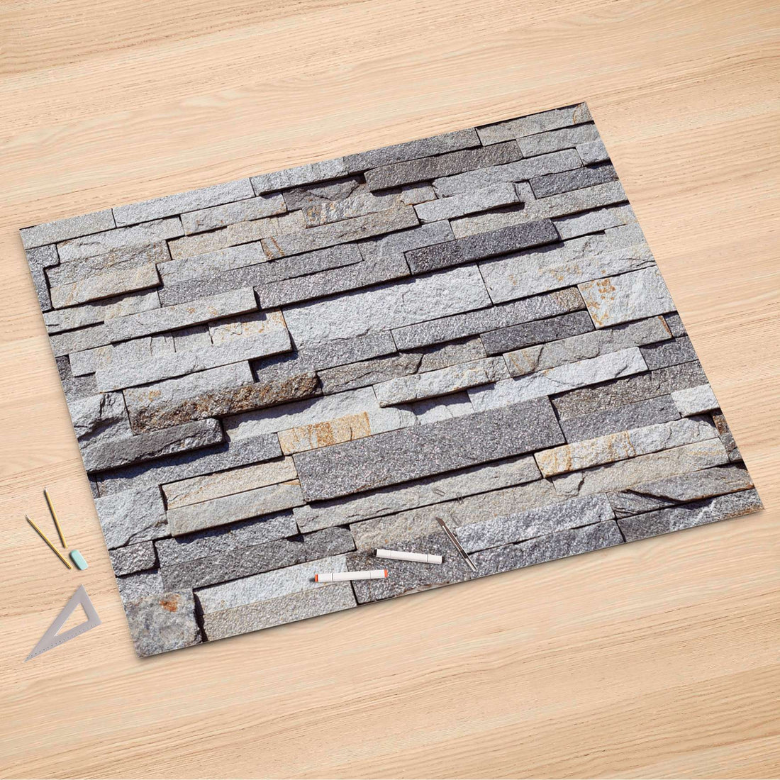 Folienbogen Granit-Wand - 150x100 cm