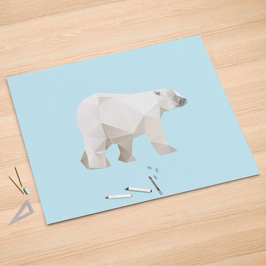 Folienbogen Origami Polar Bear - 150x100 cm