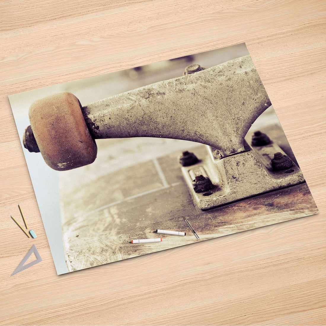 Folienbogen Skateboard - 150x100 cm