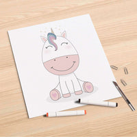 Folienbogen Baby Unicorn - 30x30 cm