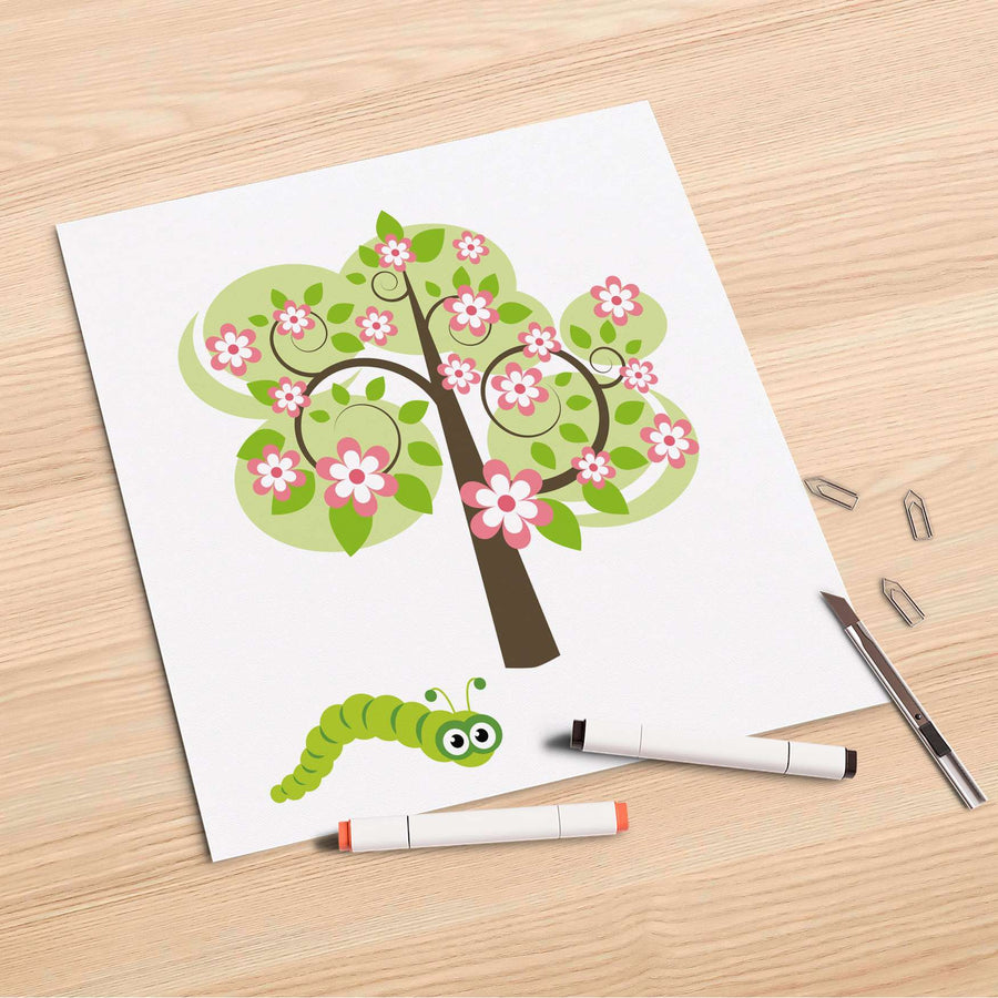 Folienbogen Blooming Tree - 30x30 cm