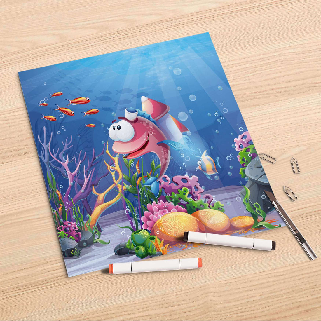 Folienbogen Bubbles - 30x30 cm