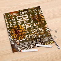 Folienbogen Coffee Typo - 30x30 cm