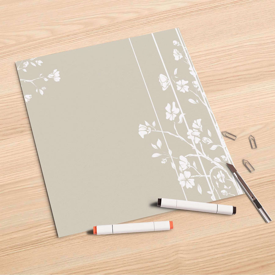 Folienbogen Florals Plain 3 - 30x30 cm
