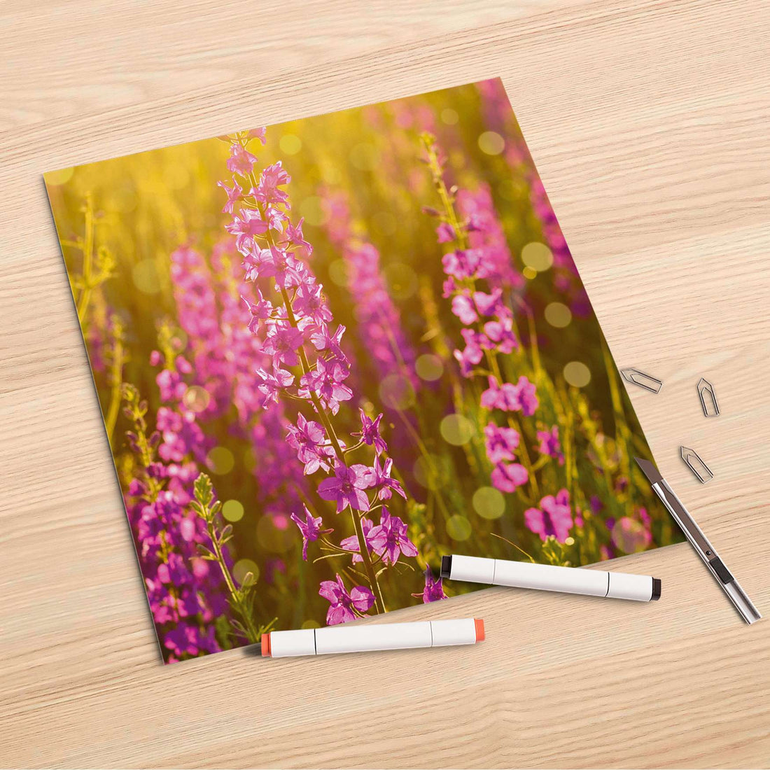Folienbogen Flower Meadow - 30x30 cm