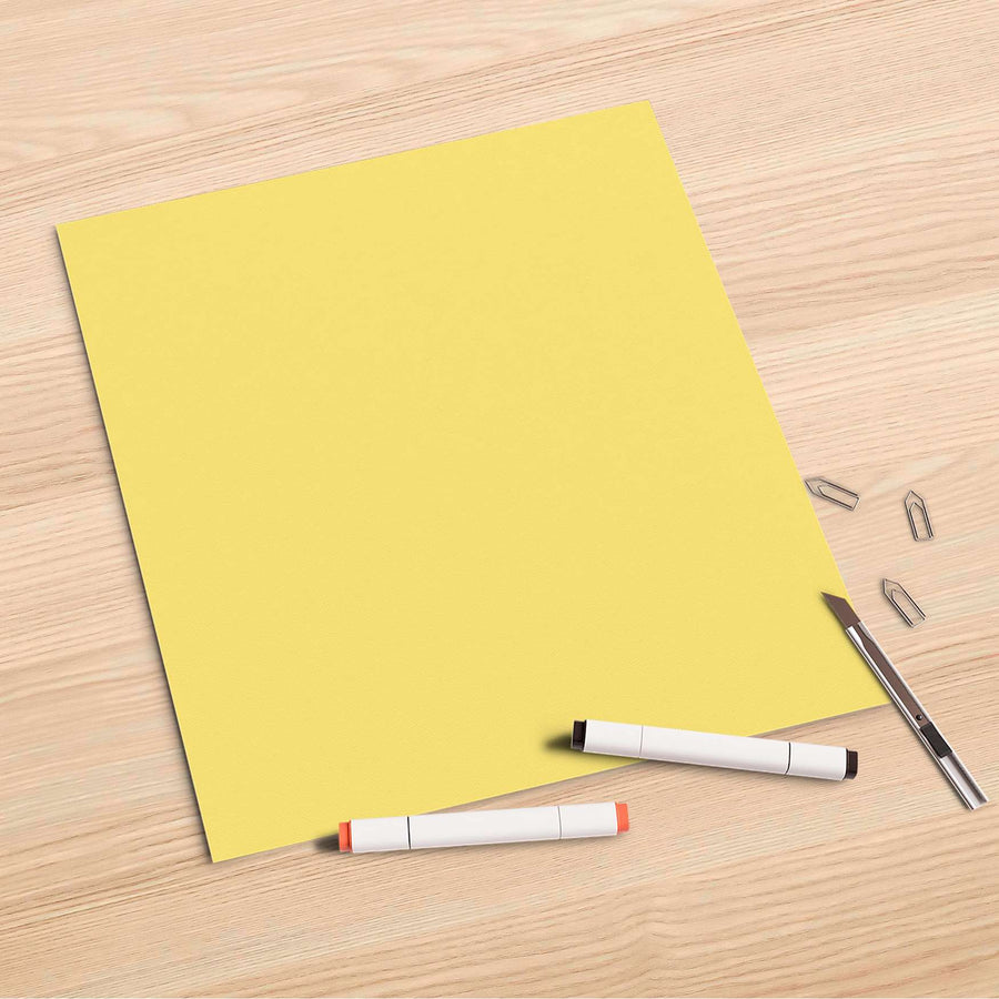 Folienbogen Gelb Light - 30x30 cm