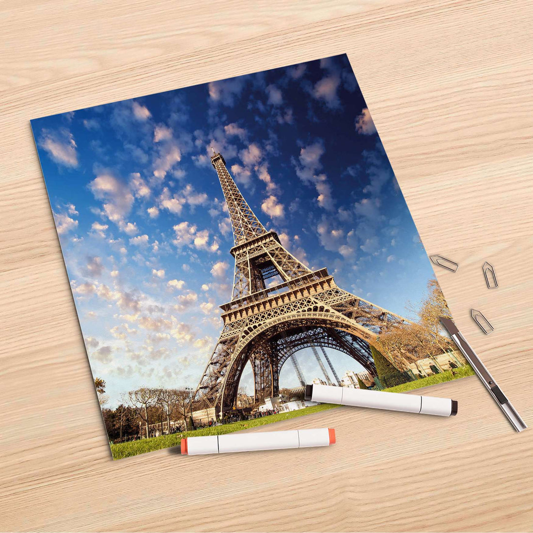 Folienbogen La Tour Eiffel - 30x30 cm
