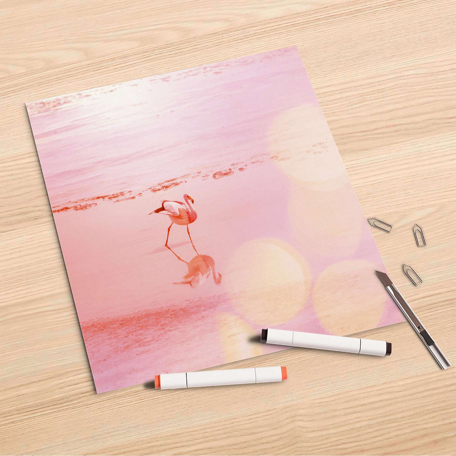 Folienbogen Mr. Flamingo - 30x30 cm