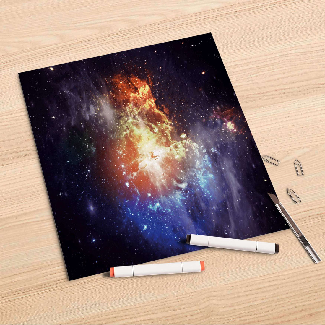 Folienbogen Nebula - 30x30 cm