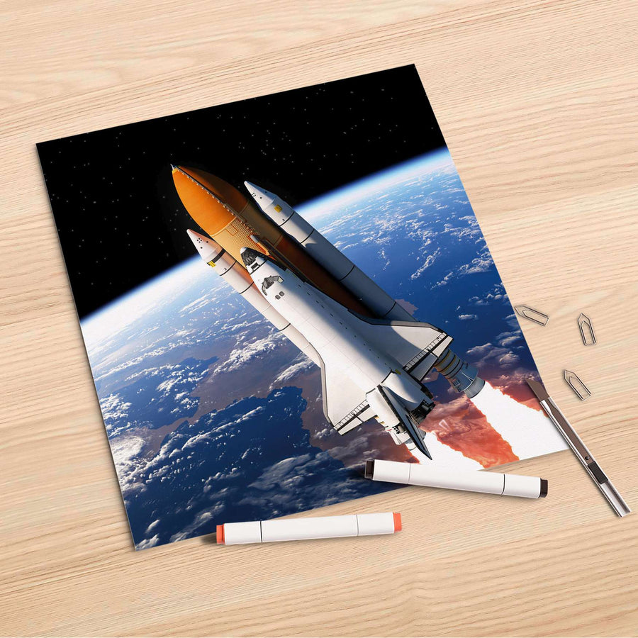 Folienbogen Space Traveller - 30x30 cm