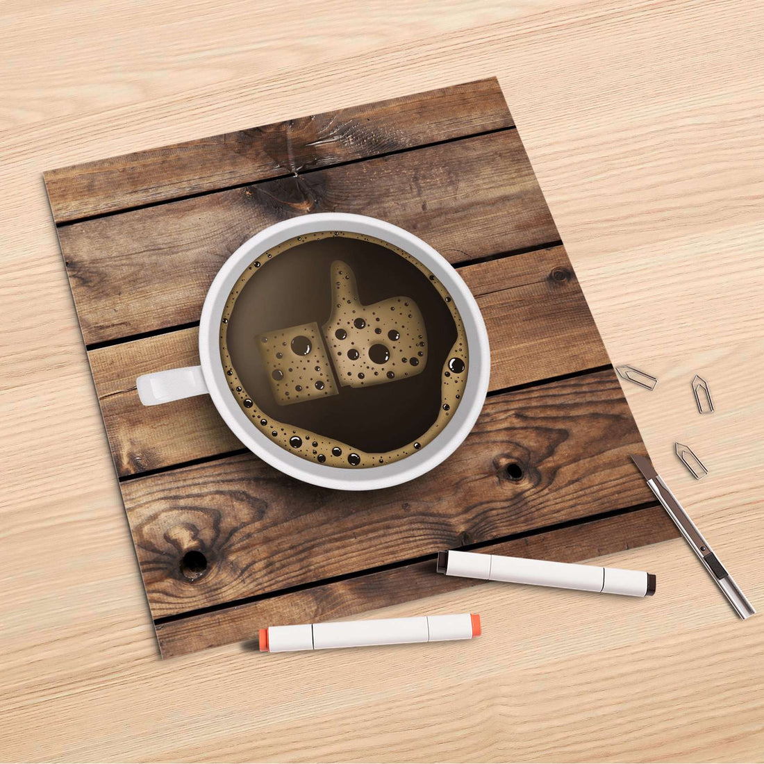 Folienbogen Sweet Coffee - 30x30 cm