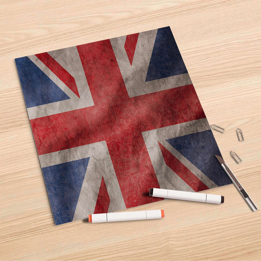 Folienbogen Union Jack - 30x30 cm
