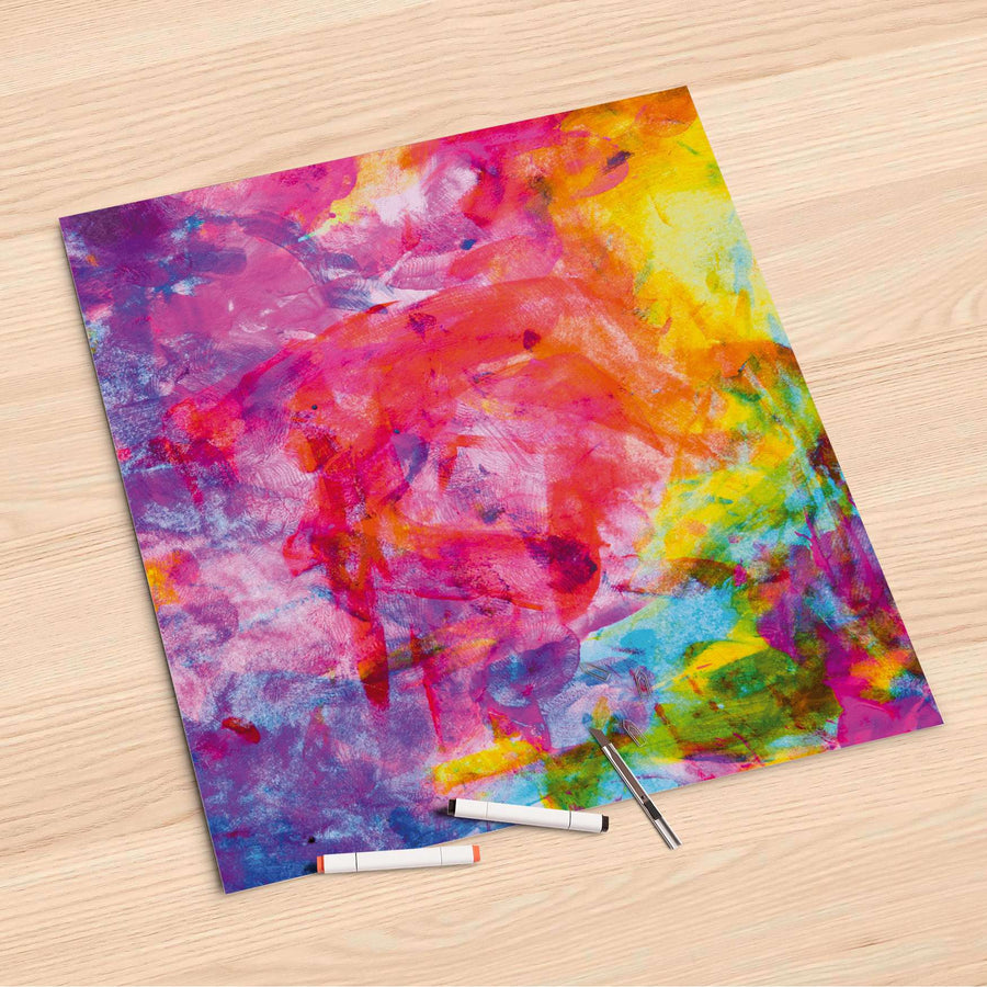 Folienbogen Abstract Watercolor - 60x60 cm