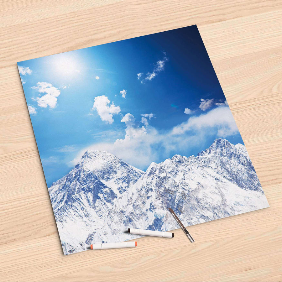 Folienbogen Everest - 60x60 cm