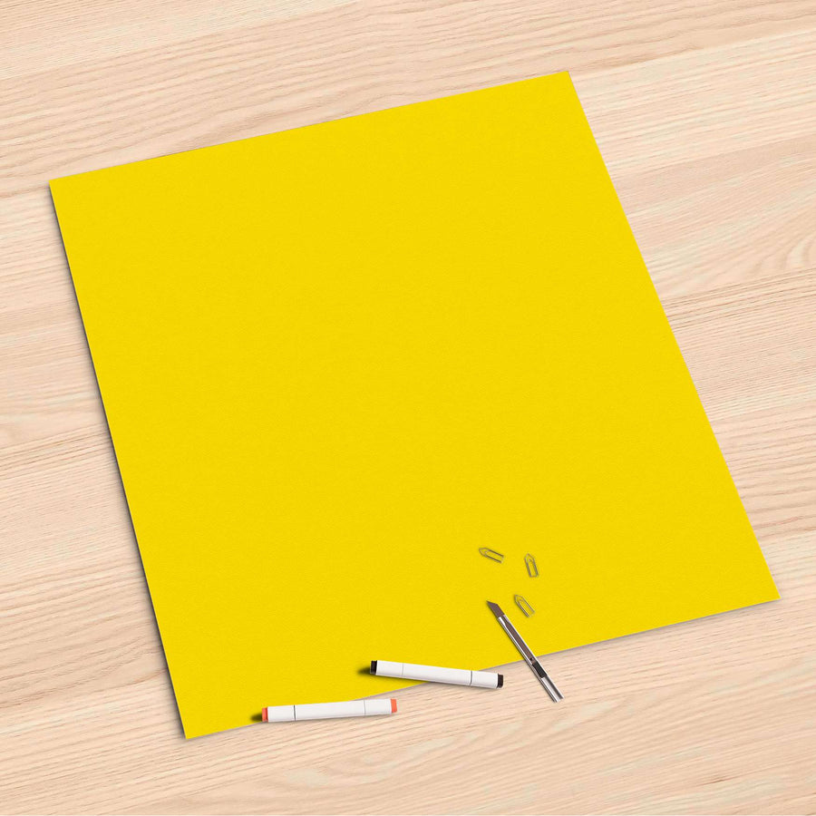 Folienbogen Gelb Dark - 60x60 cm