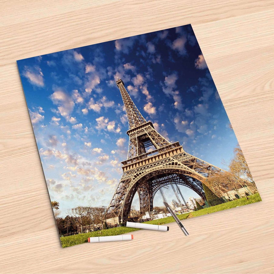 Folienbogen La Tour Eiffel - 60x60 cm