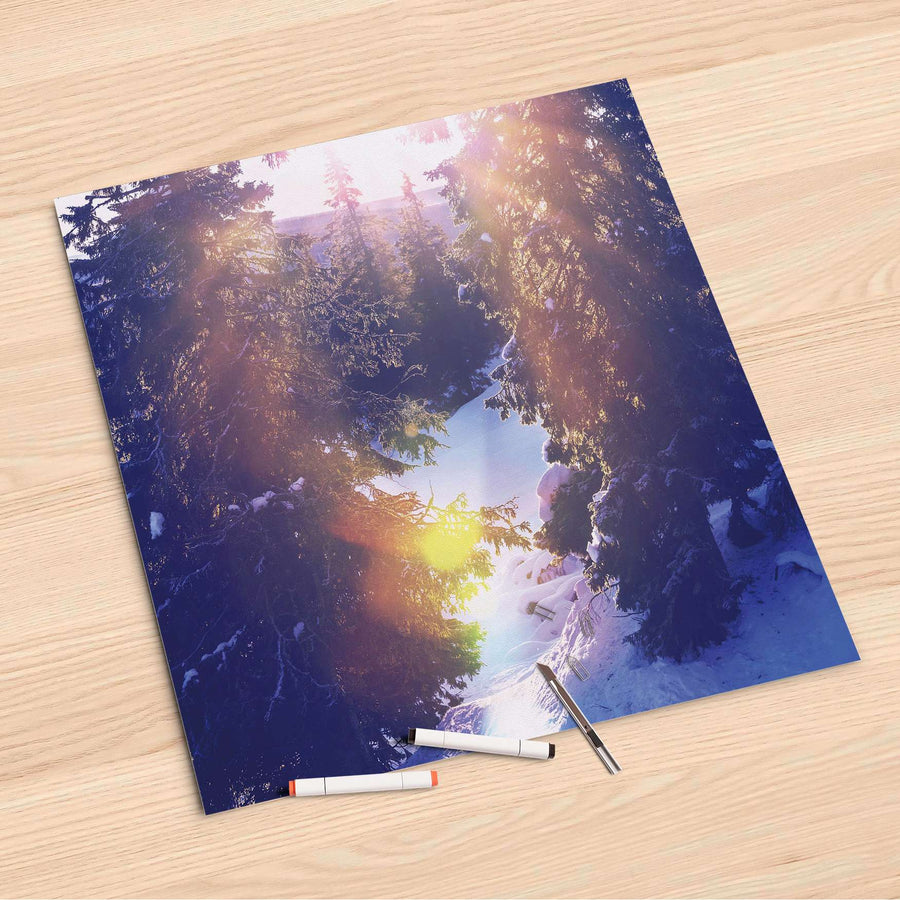 Folienbogen Lichtflut - 60x60 cm