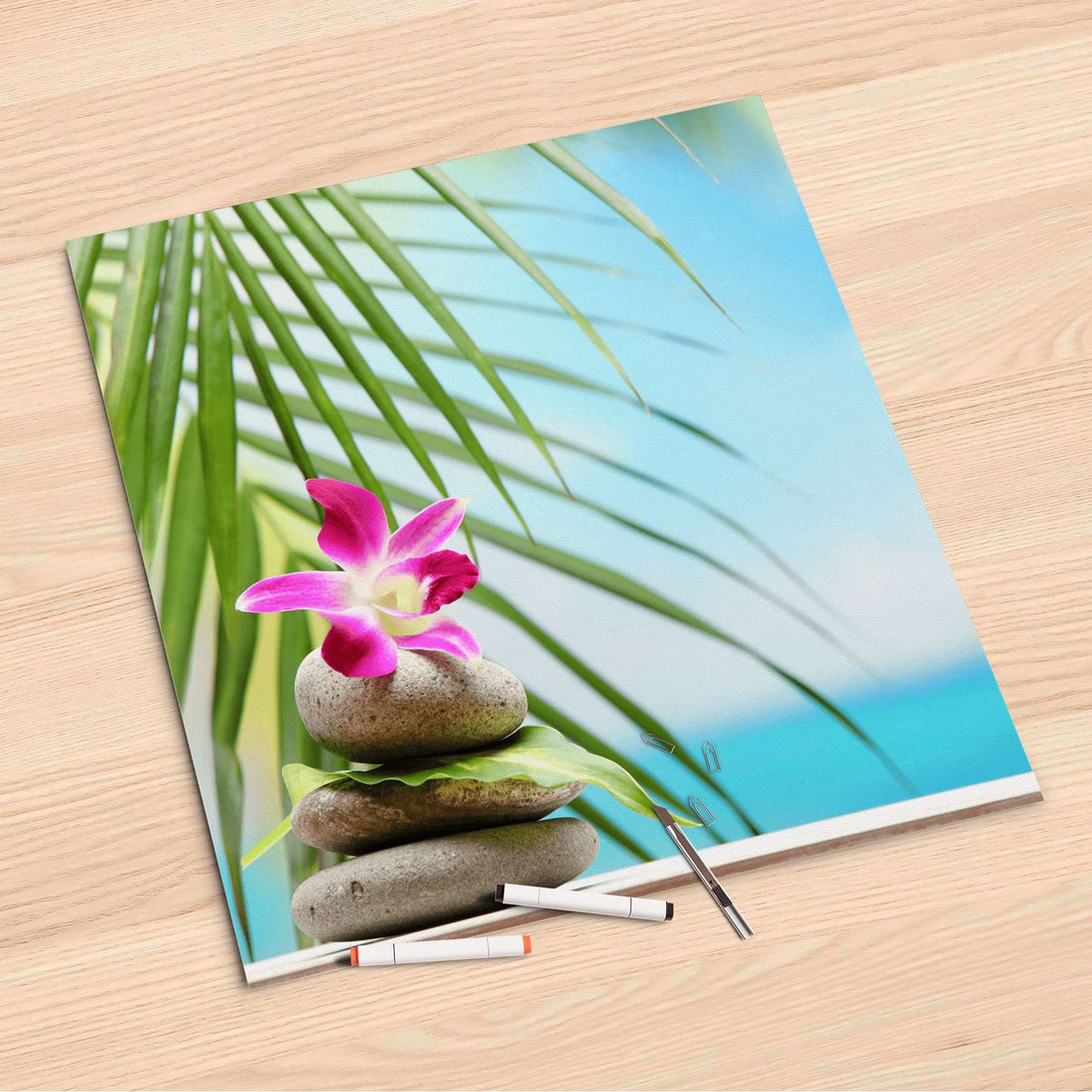 Folienbogen Lotus Flower - 60x60 cm