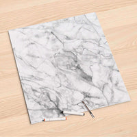 Folienbogen Marmor weiß - 60x60 cm
