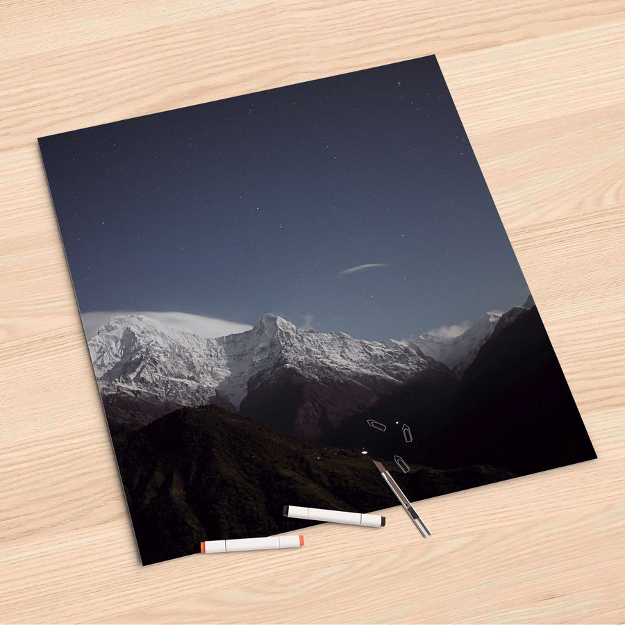 Folienbogen Mountain Sky - 60x60 cm