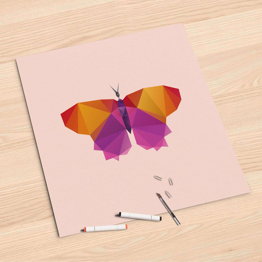 Folienbogen Origami Butterfly - 60x60 cm