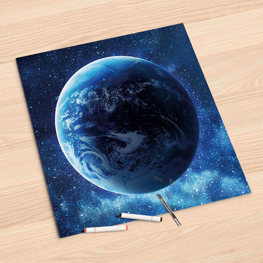 Folienbogen Planet Blue - 60x60 cm