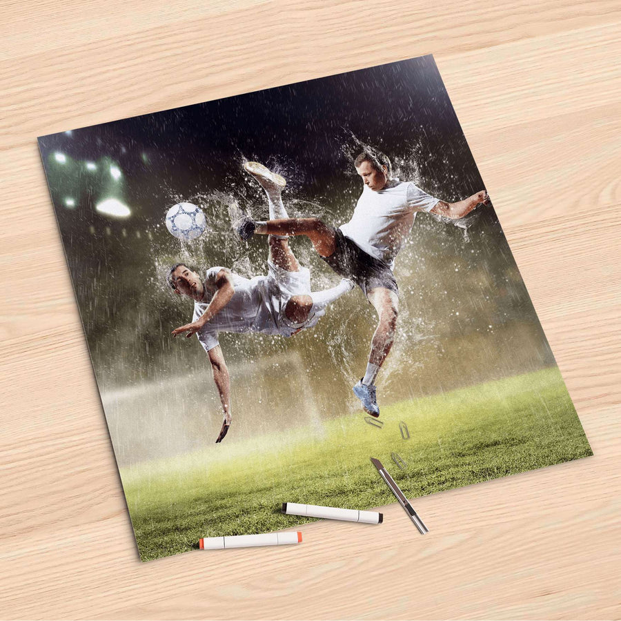 Folienbogen Soccer - 60x60 cm