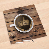 Folienbogen Sweet Coffee - 60x60 cm