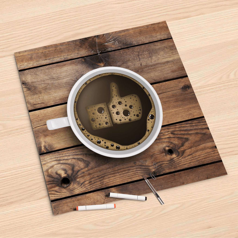 Folienbogen Sweet Coffee - 60x60 cm