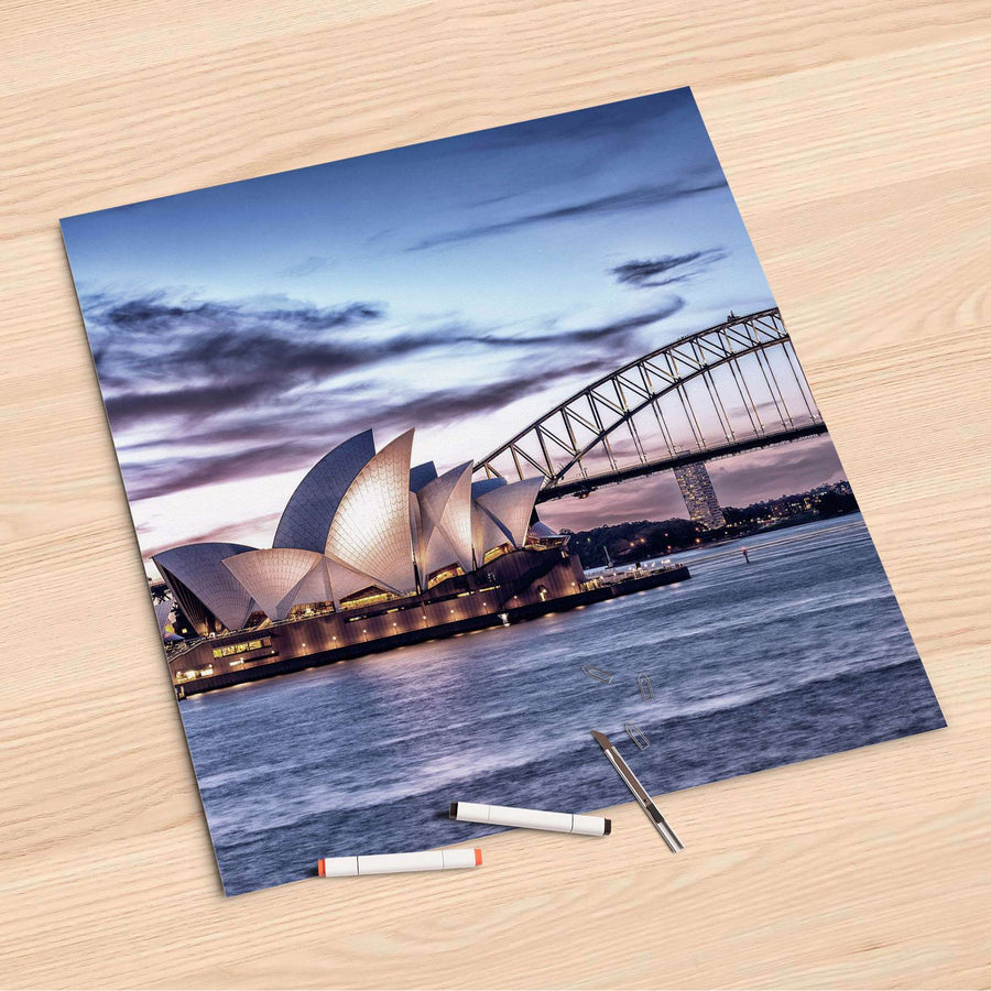 Folienbogen Sydney - 60x60 cm