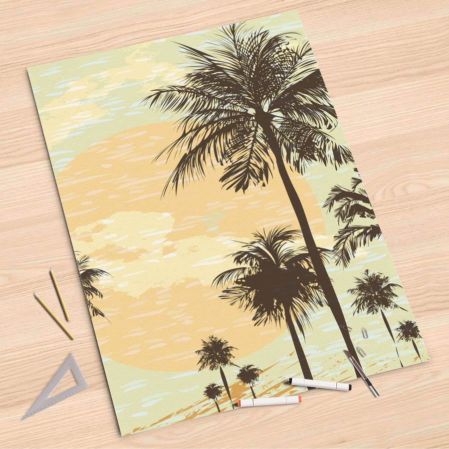Folienbogen Beach Palms - 80x120 cm