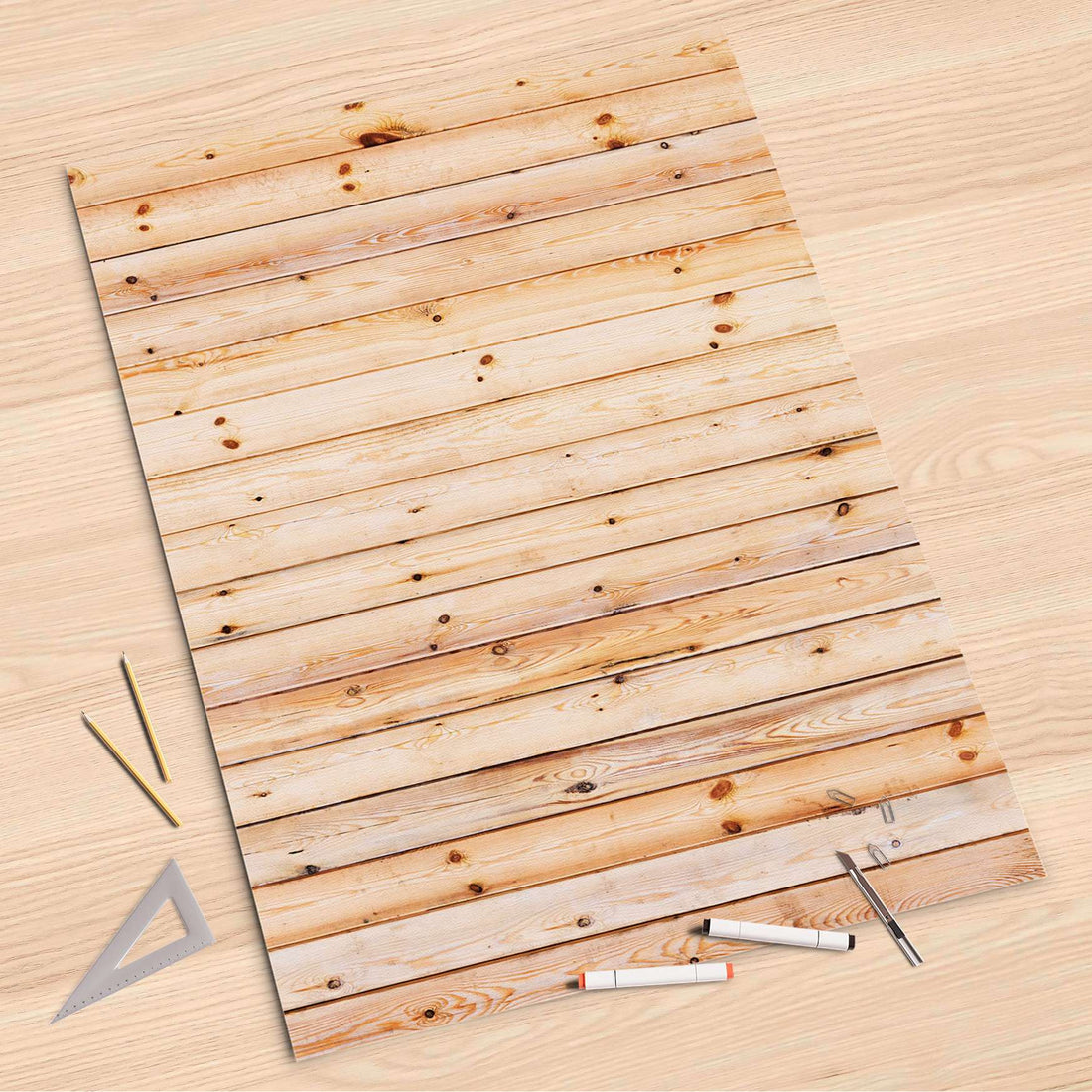 Folienbogen Bright Planks - 80x120 cm