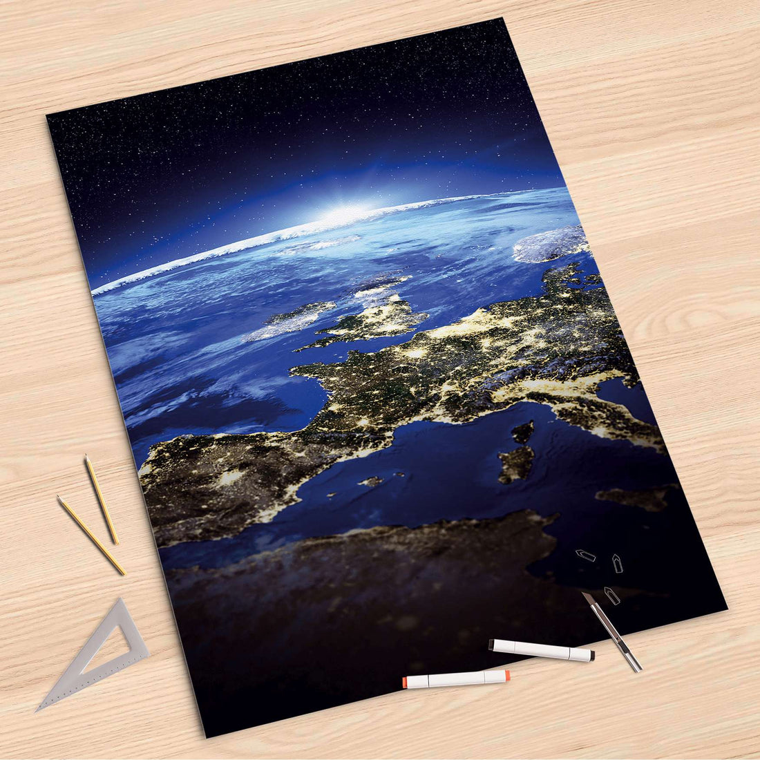 Folienbogen Earth View - 80x120 cm