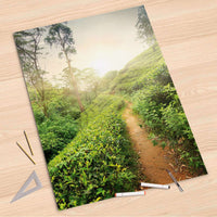Folienbogen Green Tea Fields - 80x120 cm