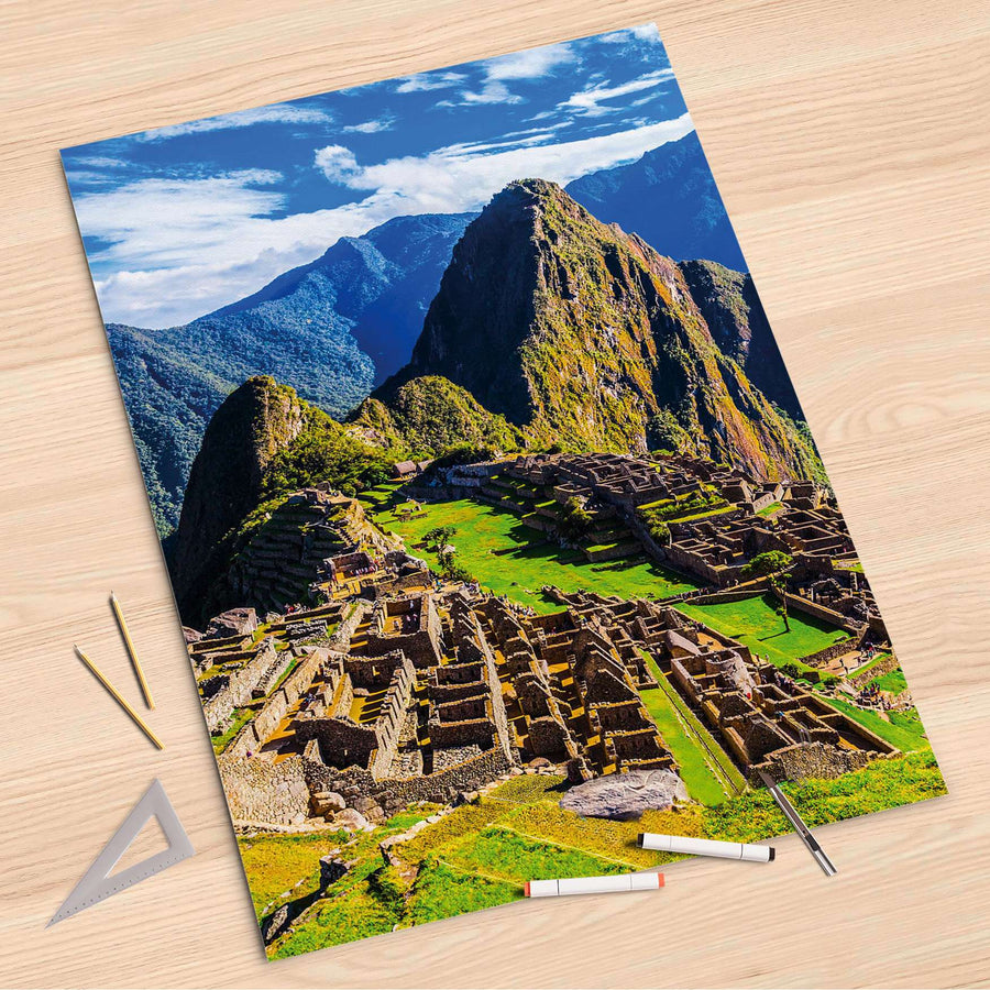 Folienbogen Machu Picchu - 80x120 cm