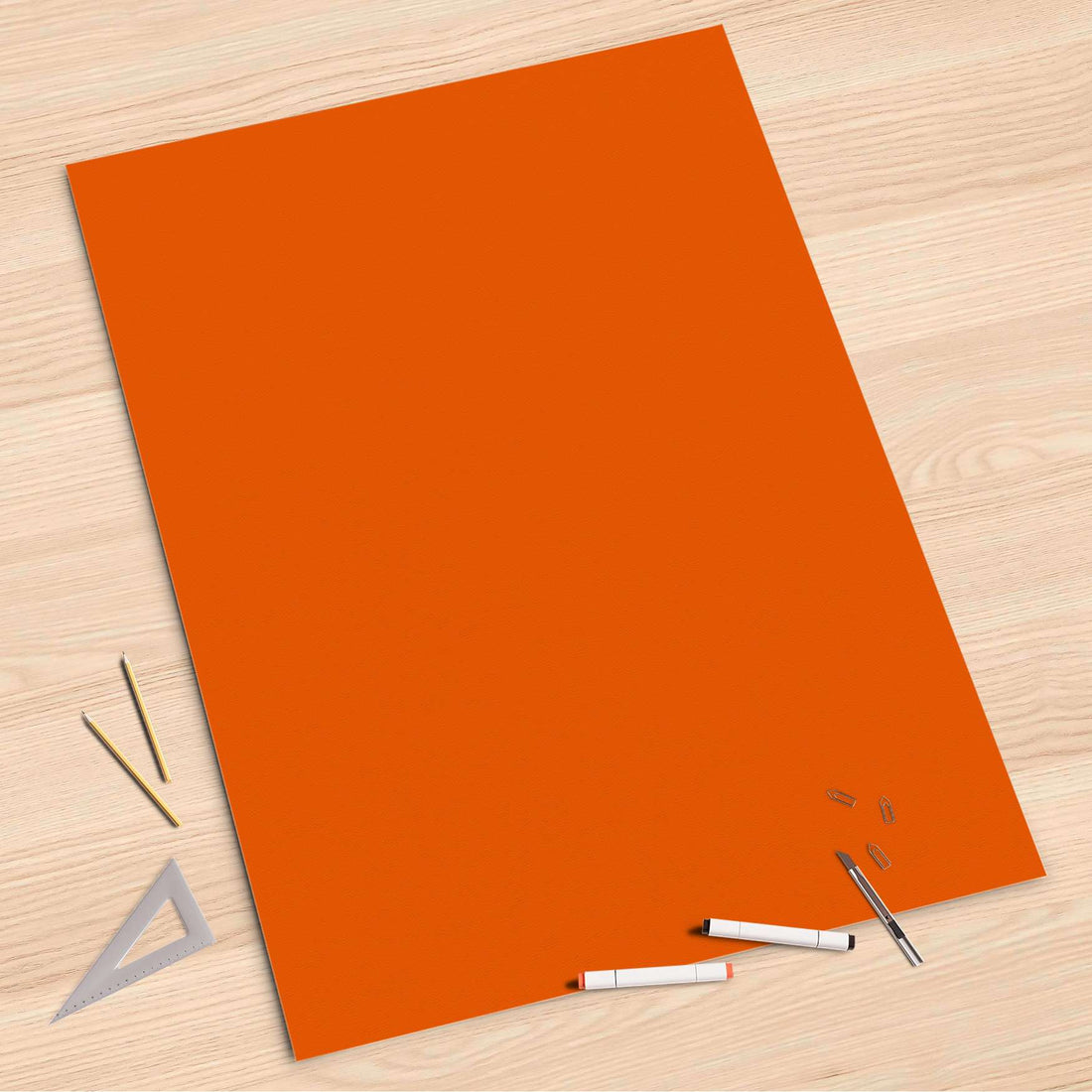 Folienbogen Orange Dark - 80x120 cm