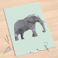 Folienbogen Origami Elephant - 80x120 cm
