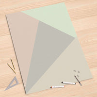 Folienbogen Pastell Geometrik - 80x120 cm