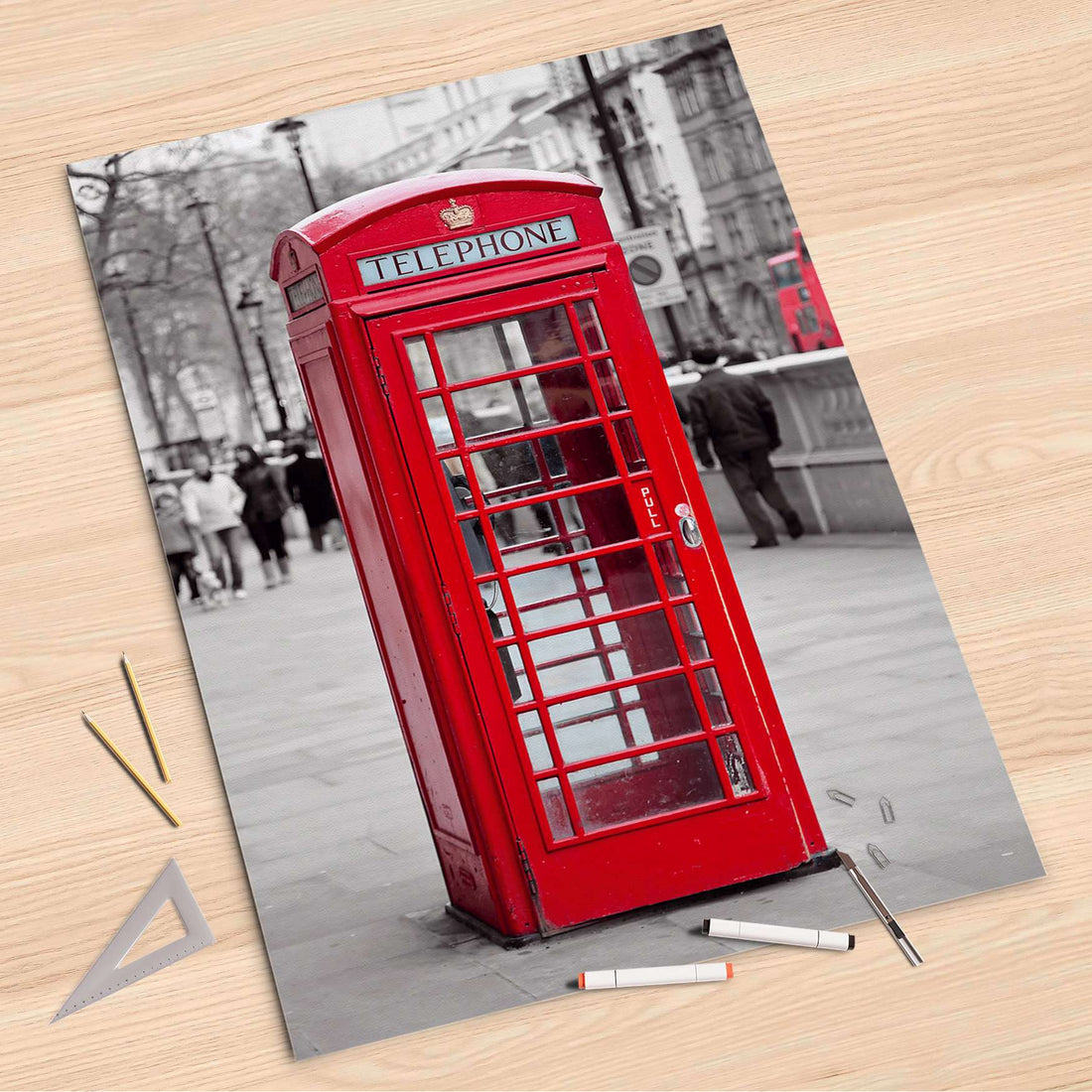 Folienbogen Phone Box - 80x120 cm