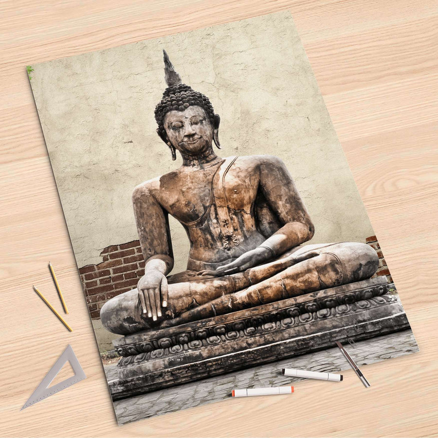 Folienbogen Relaxing Buddha - 80x120 cm