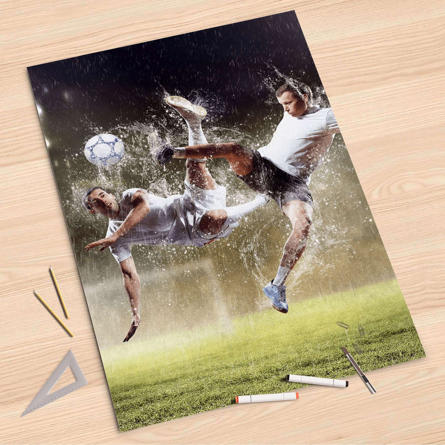 Folienbogen Soccer - 80x120 cm