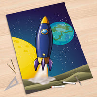 Folienbogen Space Rocket - 80x120 cm