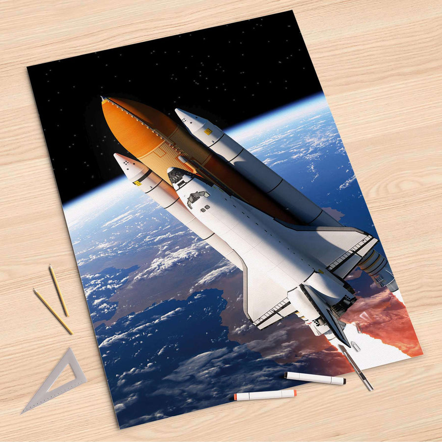 Folienbogen Space Traveller - 80x120 cm