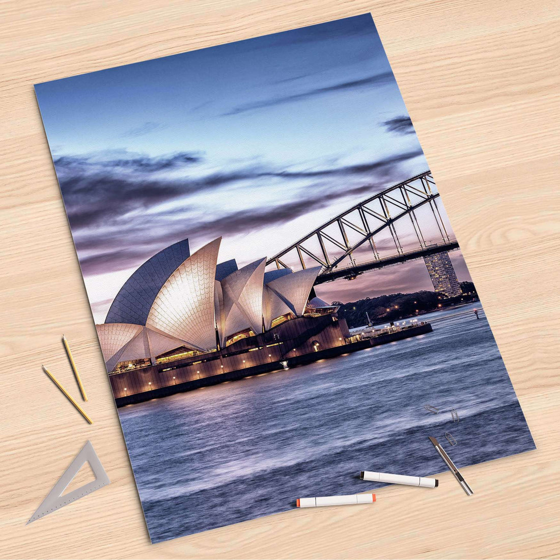 Folienbogen Sydney - 80x120 cm