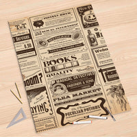 Folienbogen Vintage Newspaper - 80x120 cm