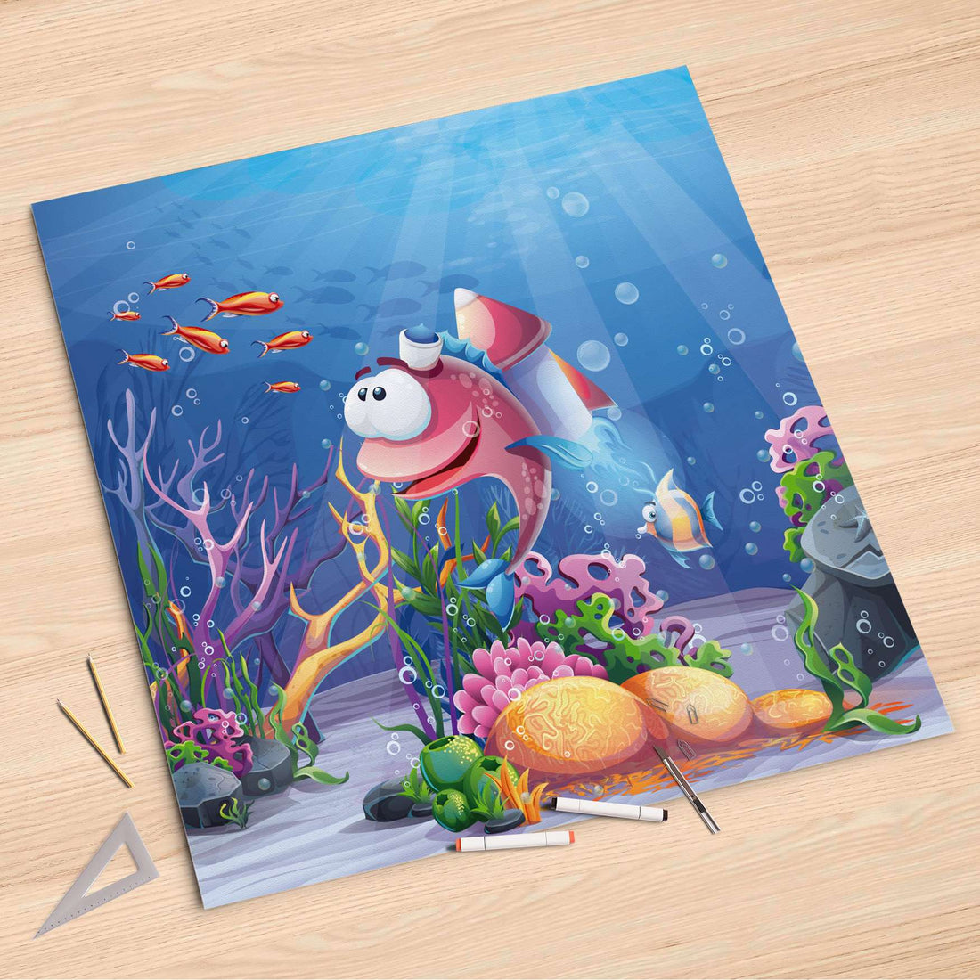 Folienbogen Bubbles - 90x90 cm