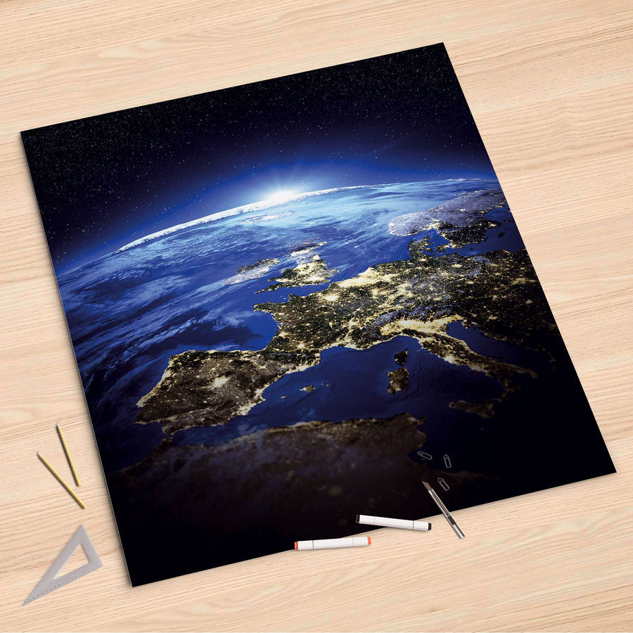 Folienbogen Earth View - 90x90 cm