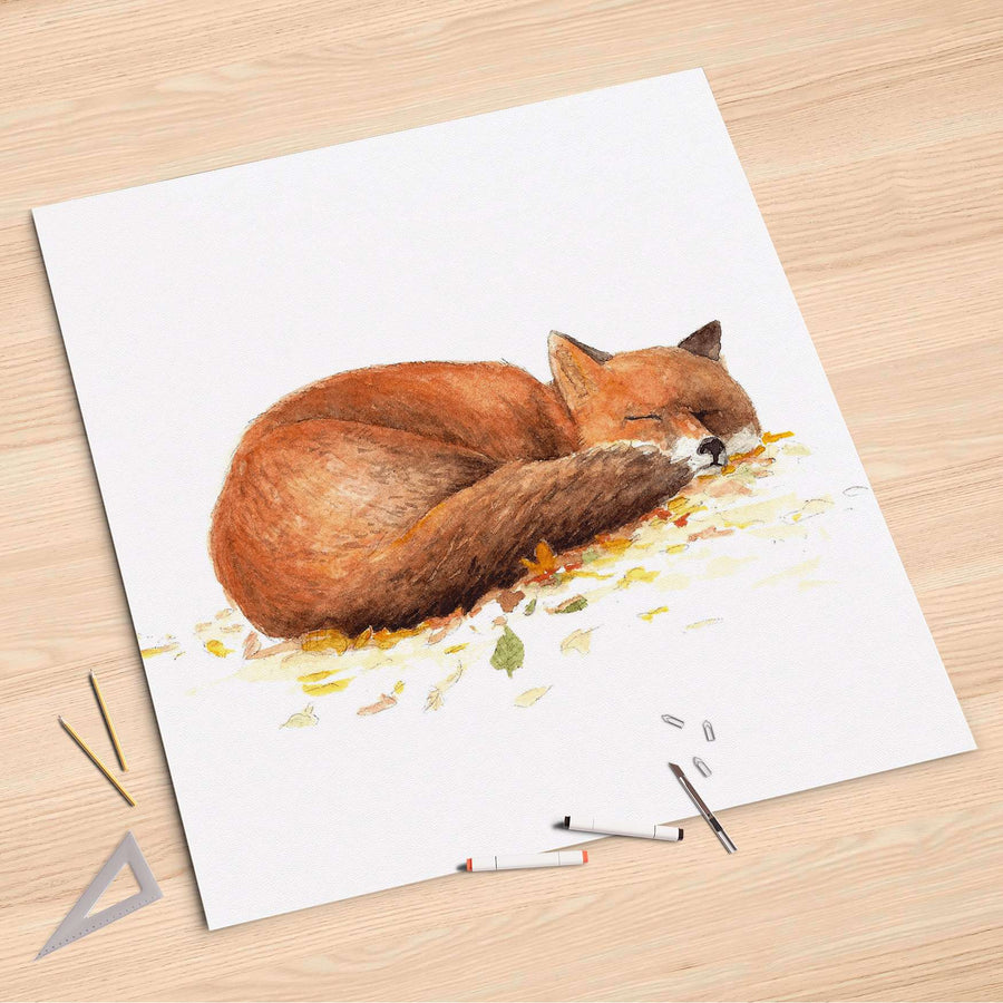 Folienbogen Fuchs - 90x90 cm