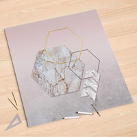 Folienbogen Hexagon - 90x90 cm